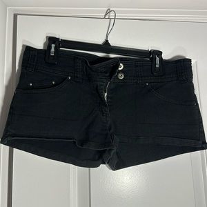 Forever 21 black jean shorts